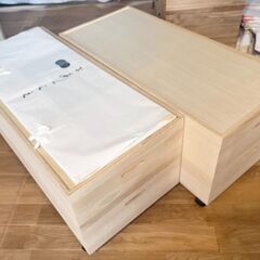 【店舗移転のため売ります】総桐衣装ケース 幅91cmタイプ 2段　２台の画像