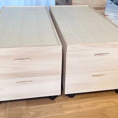 【店舗移転のため売ります】総桐衣装ケース 幅91cmタイプ 2段　２台の画像