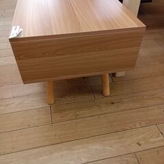 ★リユースのサカイつくば店★TK7227  ローテーブル ナチュラル H38×D40×W80 クリーニング済みの画像