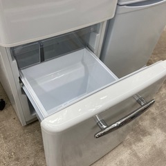 🌟E angle イーアングル🌟EDION/エディオン🌟149L冷蔵庫🌟レトロデザイン🌟2022年式🌟ホワイト🌟ANG-RE151-B1🌟7280の画像