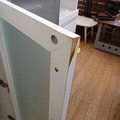 ★リユースのサカイつくば店★TK7228 NITORI レンジ台 ホワイト H102×D50.5×W88 クリーニング済みの画像