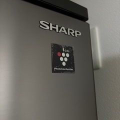 【急募】SHARP 冷蔵庫 高年式 美品 グレー 木目の画像
