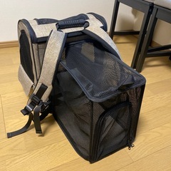 ワンちゃんネコちゃん用リュックの画像