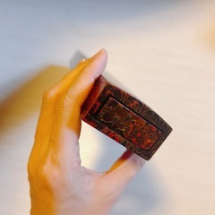 津軽塗り　唐塗　箸の画像