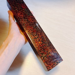 津軽塗り　唐塗　箸の画像