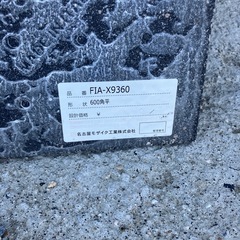 FIA-X9360 595.8×595.8×10 mm BI無釉タイル / made in ITALYの画像