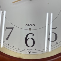 カシオ  掛け時計  電波時計の画像
