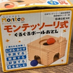モンテッソーリ くるくるボールおとしの画像