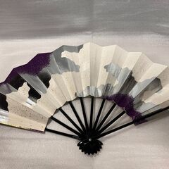 ③舞扇子　紫色・金雲、銀雲の画像