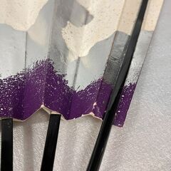 ③舞扇子　紫色・金雲、銀雲の画像