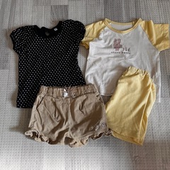 女の子　夏服9着セット　90.95の画像