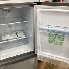 【安心6ヶ月保証付き】2ﾄﾞｱ冷蔵庫　 AQUA　AQR-13J 　2020年製の画像