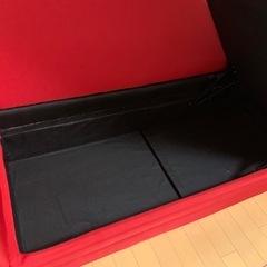 収納付き　3人掛けソファーの画像