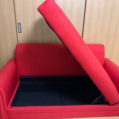 収納付き　3人掛けソファーの画像