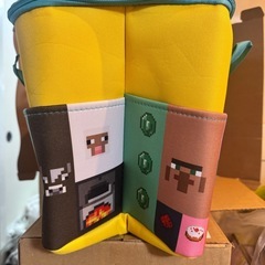 マインクラフト　大きなポッケ付きバスケット2の画像