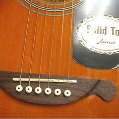 James JF350WB アコースティックギター サンバースト 純正ソフトケース付き アコギ ジェームス 札幌市 白石店の画像
