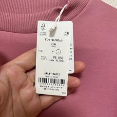 SENSE OF PLACE ピンク トレーナー Lサイズの画像