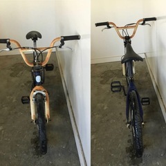 h-202△ 岐阜発/ OLAYPASBYKES/ FL485/ BMX/ 自転車/ 20インチ/ ジャイロ/ 走行確認/ ペグなし/ 後ブレーキ効きません/現状品/ s0.5/R6.11/23△の画像