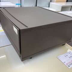 ★リユースのサカイ千葉中央店★  プラスチック収納 茶系 H25×D45×W51 クリーニング済み TC5306の画像