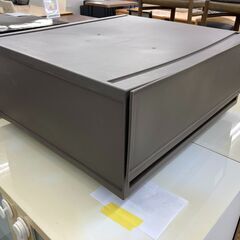 ★リユースのサカイ千葉中央店★  プラスチック収納 茶系 H25×D45×W51 クリーニング済み TC5306の画像