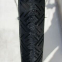 E674★限定特価★ 中古自転車 【　27インチ　シティ　ミヤタ　CBCLUB　シルバー 　ベルト】の画像