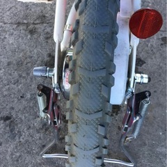 h-203△ q 岐阜発/ ブリジストン/ 子供用自転車/ X-girl/ 16インチ/ 変速なし/ ブレーキ等確認/ 現状品/ R7.10/29 △の画像