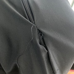 ブラック/ピンク ジッパー付き全身スーツ XXXLサイズの画像