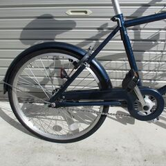 E678★　15800円★　ミニベロ中古自転車 【20インチ 　ネイビー】の画像