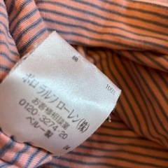 Ralph Lauren 110-120程度長袖カットソー ストライプの画像