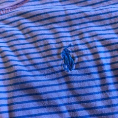 Ralph Lauren 110-120程度長袖カットソー ストライプの画像