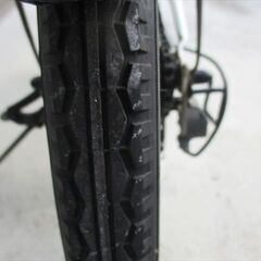 E679★　9500円★　折りたたみ中古自転車【20インチ　白　 】 の画像