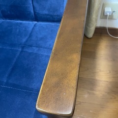 商談中　ベッドにもなります‼︎　ネイビー　使用期間約1年　服部家具　の画像
