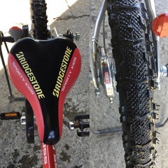 h-204△ q 岐阜発/ ブリジストン/ 子供用自転車/ CROSS FIRE/ 16インチ/ 変速なし/ スタンドなし/ ブレーキ等確認/ 現状品/ y/ R7.10/29 △の画像