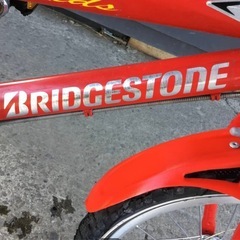 h-204△ q 岐阜発/ ブリジストン/ 子供用自転車/ CROSS FIRE/ 16インチ/ 変速なし/ スタンドなし/ ブレーキ等確認/ 現状品/ y/ R7.10/29 △の画像