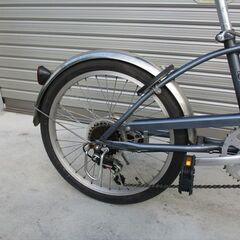 E682★10000円★　ミニベロ中古自転車 【20インチ　AIRWALK　グレー 】の画像