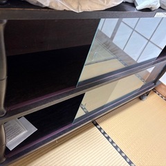 2段収納棚　ダークぶらブラウンの画像