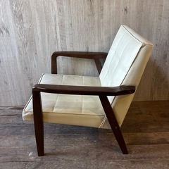 木製 肘付きチェアー 1人掛け 北欧風 パーソナルチェア 木製椅子の画像