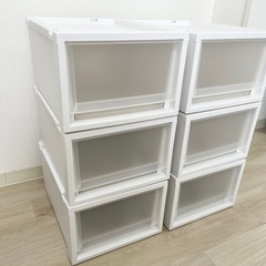 収納ケース 6台セット　衣装ケース　Fits フィッツケースの画像