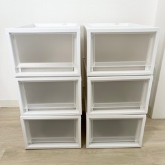 収納ケース 6台セット　衣装ケース　Fits フィッツケースの画像