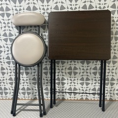 折りたたみテーブル&イスお譲りしますの画像