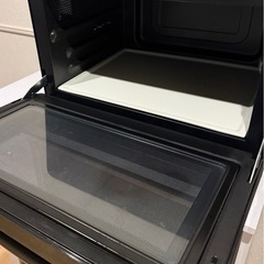 オーブンレンジ 黒皿あります。の画像