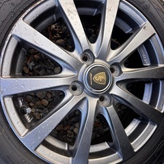 155/65r14 スタッドレスタイヤ付きホイール　ダンロップの画像