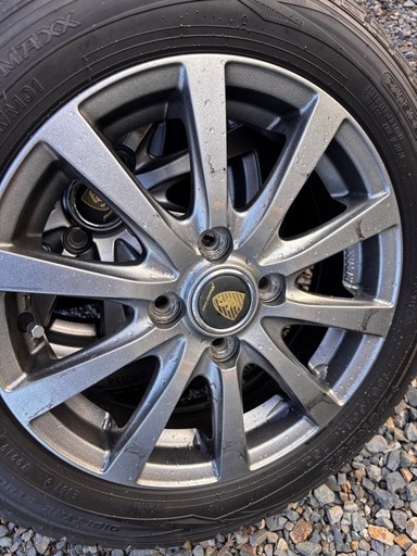 155/65r14 スタッドレスタイヤ付きホイール　ダンロップ