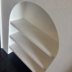 マントルピース風 シェルフ シンプル インテリア おしゃれ ほくおう北欧の画像