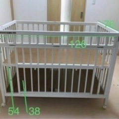 カトージ　ベビーベッド　レギュラーサイズの画像