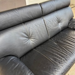 【カリモク限定店ブランド】karimoku カリモク Direttore ディレトーレ ２人掛けソファ ブラック 黒の画像