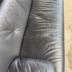 【カリモク限定店ブランド】karimoku カリモク Direttore ディレトーレ ２人掛けソファ ブラック 黒の画像