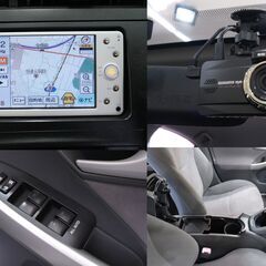 トヨタ プリウス S ３０系前期・前後ドライブレコーダー・７インチナビ・バックカメラ・Bluetooth・スマートキー・スペアキー・スペアタイヤの画像