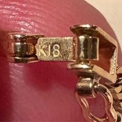 新品同様K18イエローゴールド喜平10.3gmチェーンネックレス！！の画像