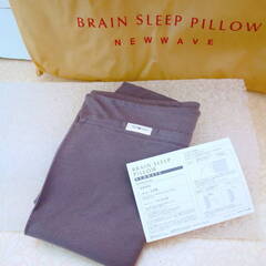 ＊〜⚠️お釣り不可＊BRAIN SLEEP＊ブレインスリープ＊ピロー＊ネックフィット＊ストレートネック＊オーガニックコットンカバー付〜＊の画像